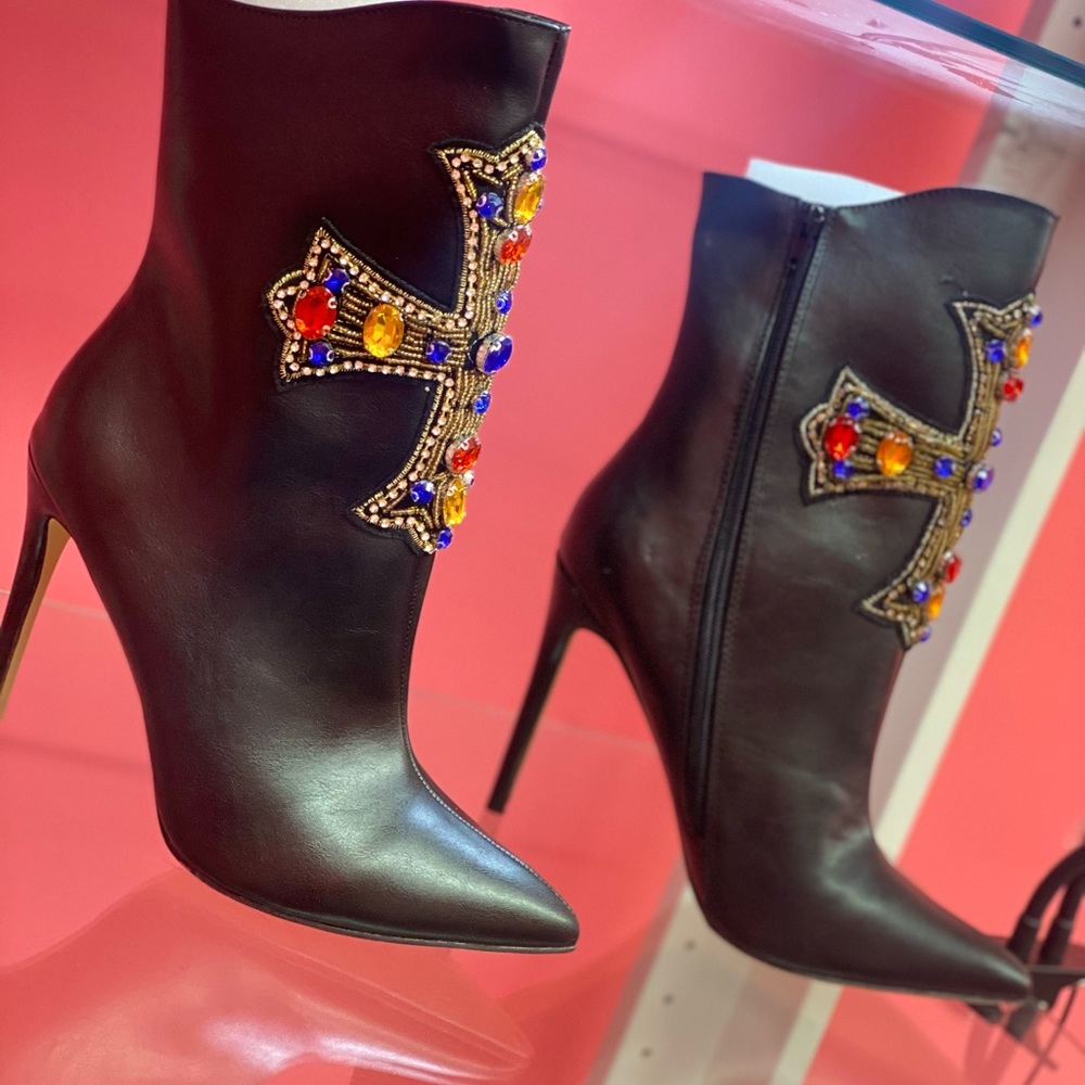 Dare to cross me booties